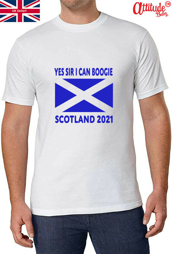 yes sir i can boogie scotland t shirt