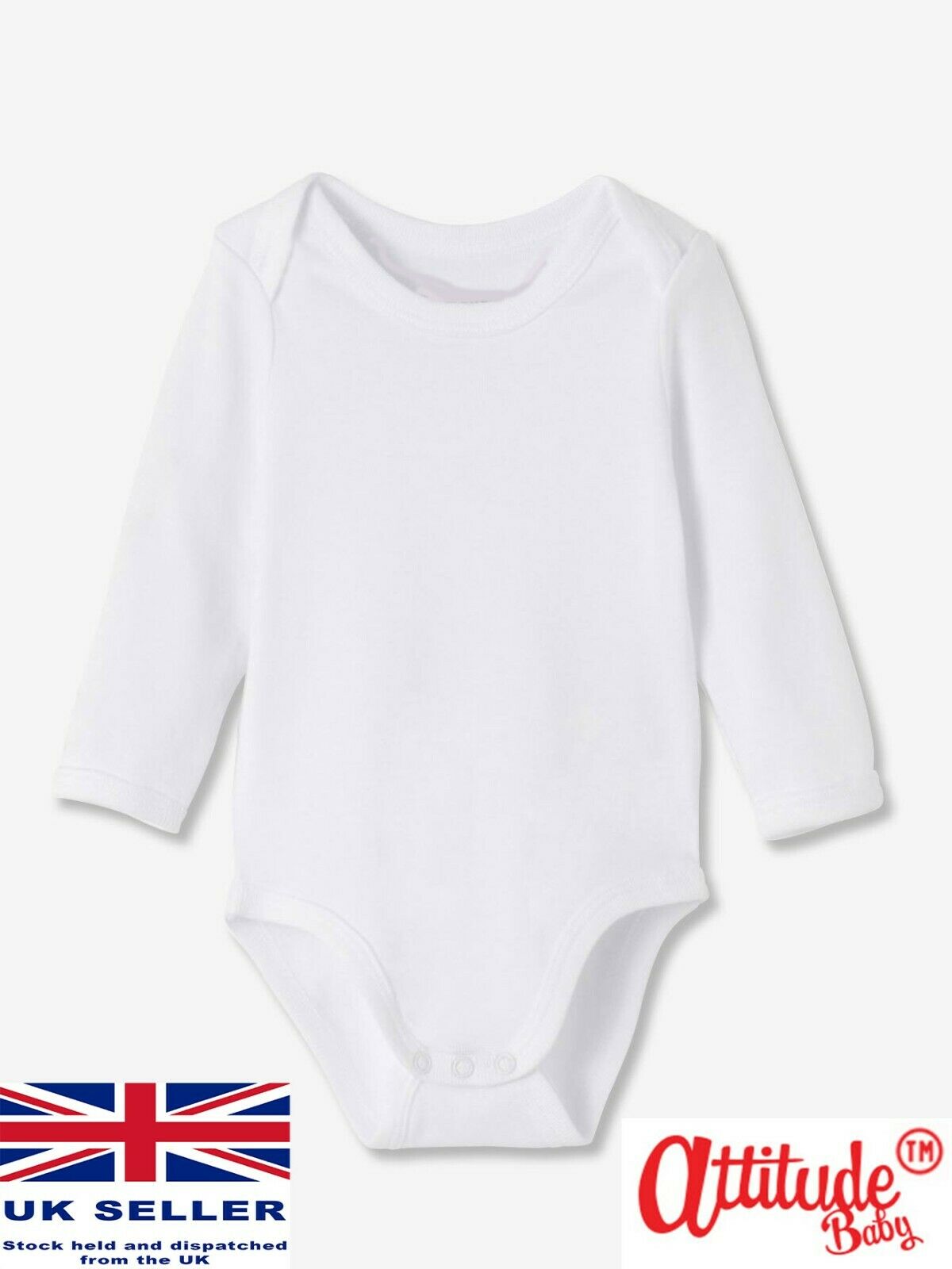 white long sleeve onesie baby