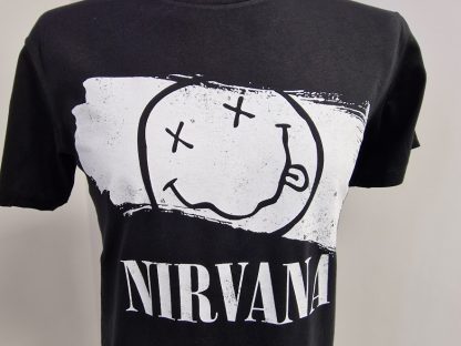 Nirvana Adult Unisex T Shirt - Black & White - Image 4