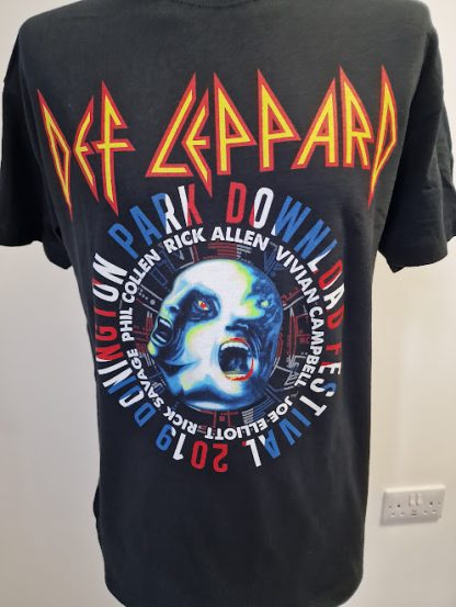 Def Leppard Adult Unisex T Shirt - Download Fesitval 2019 - Image 6