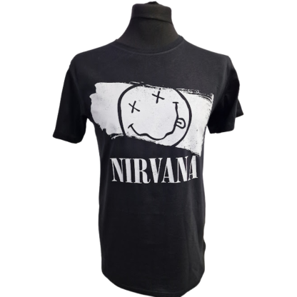 Nirvana Adult Unisex T Shirt - Black & White