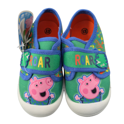 George Pig Canvas Children's Shoes - Size 8