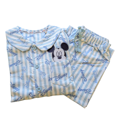 Blue Disney Button up Kids Pyjamas