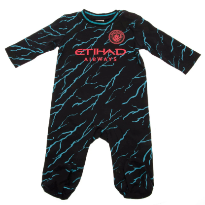 Manchester City FC 23/24 Season Away Kit inspired Sleepsuit