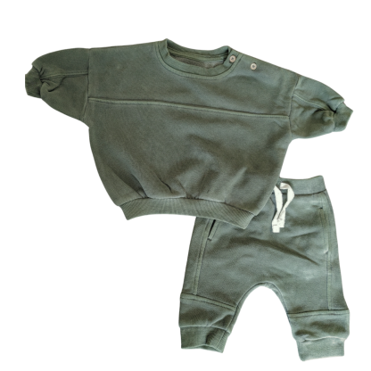 Khaki Baby & Toddler Sweat Set