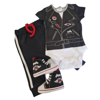 Baby Biker 3 Piece outfit