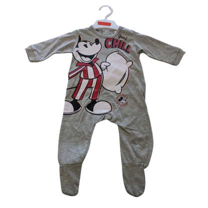 Classic Style Mickey Baby Sleepsuit - Clearance Slight Seconds