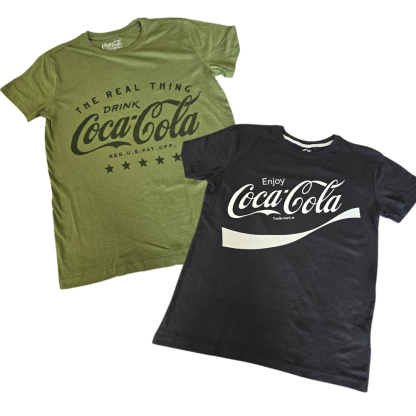 Coca Cola Children's T-Shirt - Black or Green