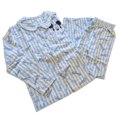 Blue Disney Button up Kids Pyjamas - Image 3