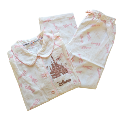 Pink Disney Button up Kids Pyjamas