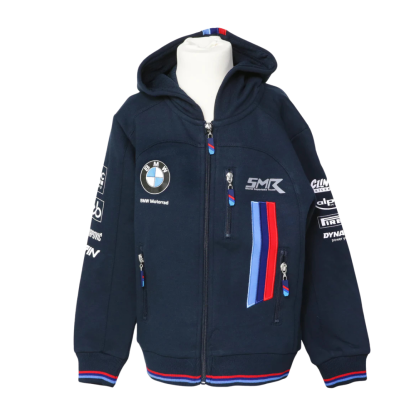 Official BMW Racing Zip up Children's Hoody