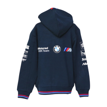 Official BMW Racing Zip up Children's Hoody - Image 4