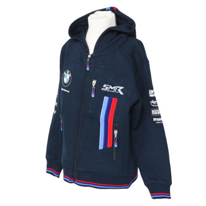 Official BMW Racing Zip up Children's Hoody - Image 5