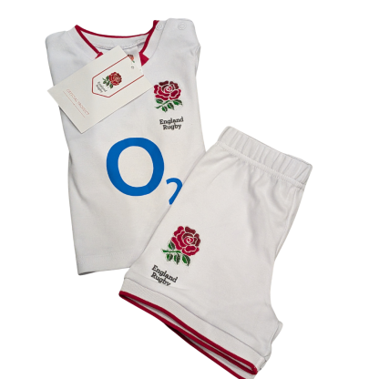 England Rugby Merch England Rugby Baby Kit- 25\26 Home Kit Inspired - RFU Officially ...